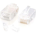 C2G RJ45 Cat5E Modular (with Load Bar) Plug for Round Solid/Stranded Cable - 100pk - RJ-45 - 27575 - eCommerce Business Prime
