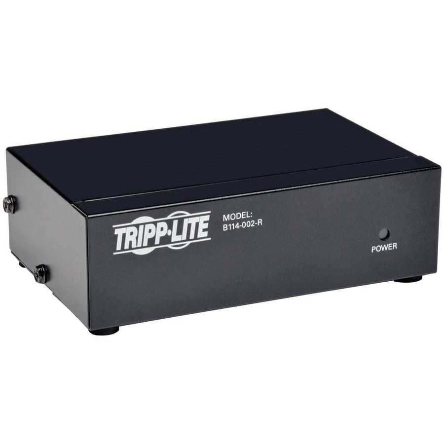 Tripp Lite 2-Port VGA / SVGA Video Splitter Signal Booster High Resolution Video - 2048 x 1536 - QXGA - 1 x 2 - Computer2 x VGA Out - B114-002-R - eCommerce Business Prime