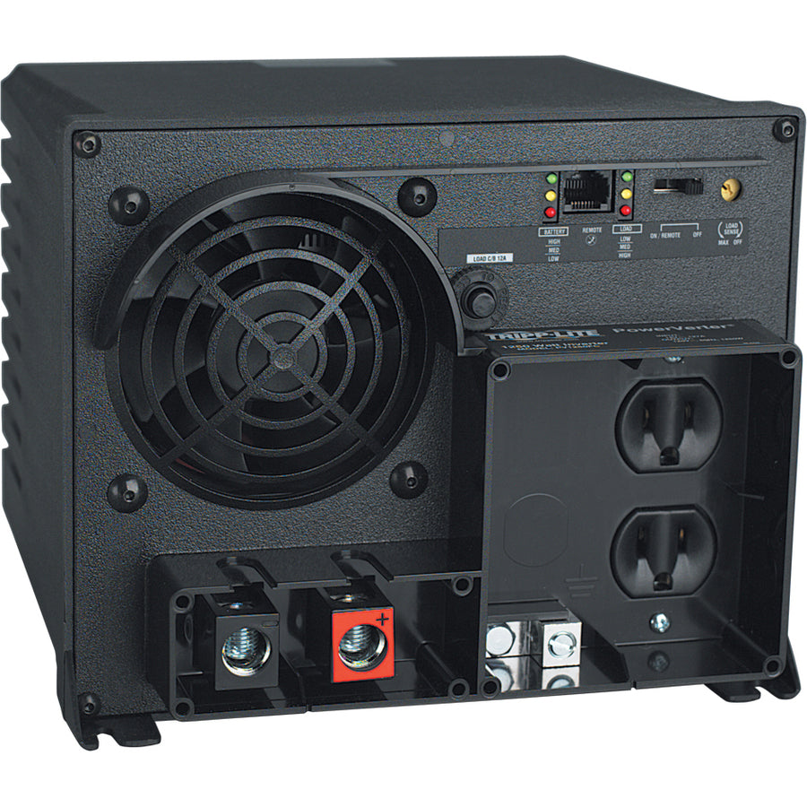 Tripp Lite Industrial Inverter 1250W 12V DC to 120V AC RJ45 2 Outlets 5-15R - 12V DC - 120V AC - Continuous Power:1250W - PV1250FC - eCommerce Business Prime