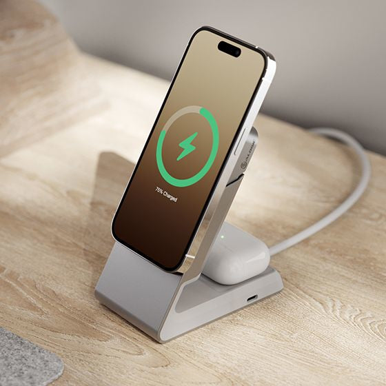 ALOGIC Matrix 2-in-1 Magnetic Charging Dock - White - MSCDDWH - eCommerce Business Prime