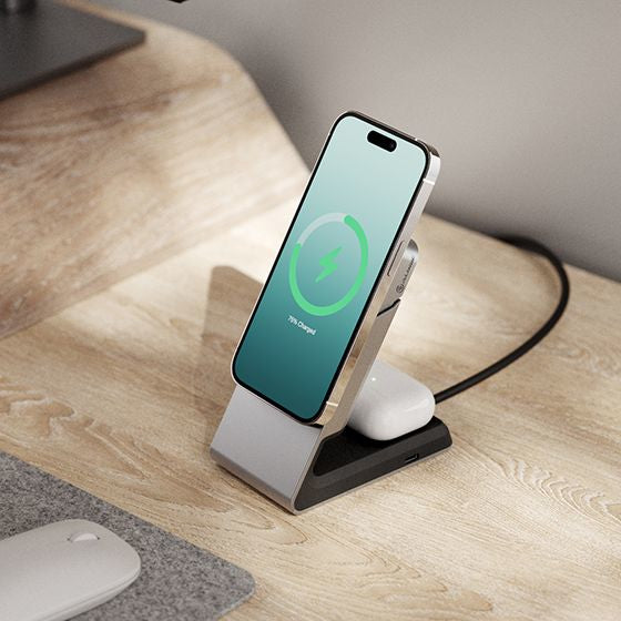 ALOGIC Matrix 2-in-1 Magnetic Charging Dock - Black - MSCDD - eCommerce Business Prime