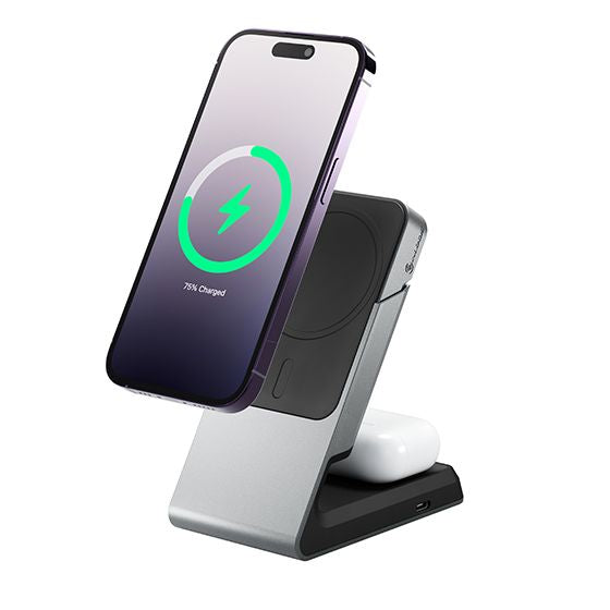 ALOGIC Matrix 2-in-1 Magnetic Charging Dock - Black - MSCDD - eCommerce Business Prime