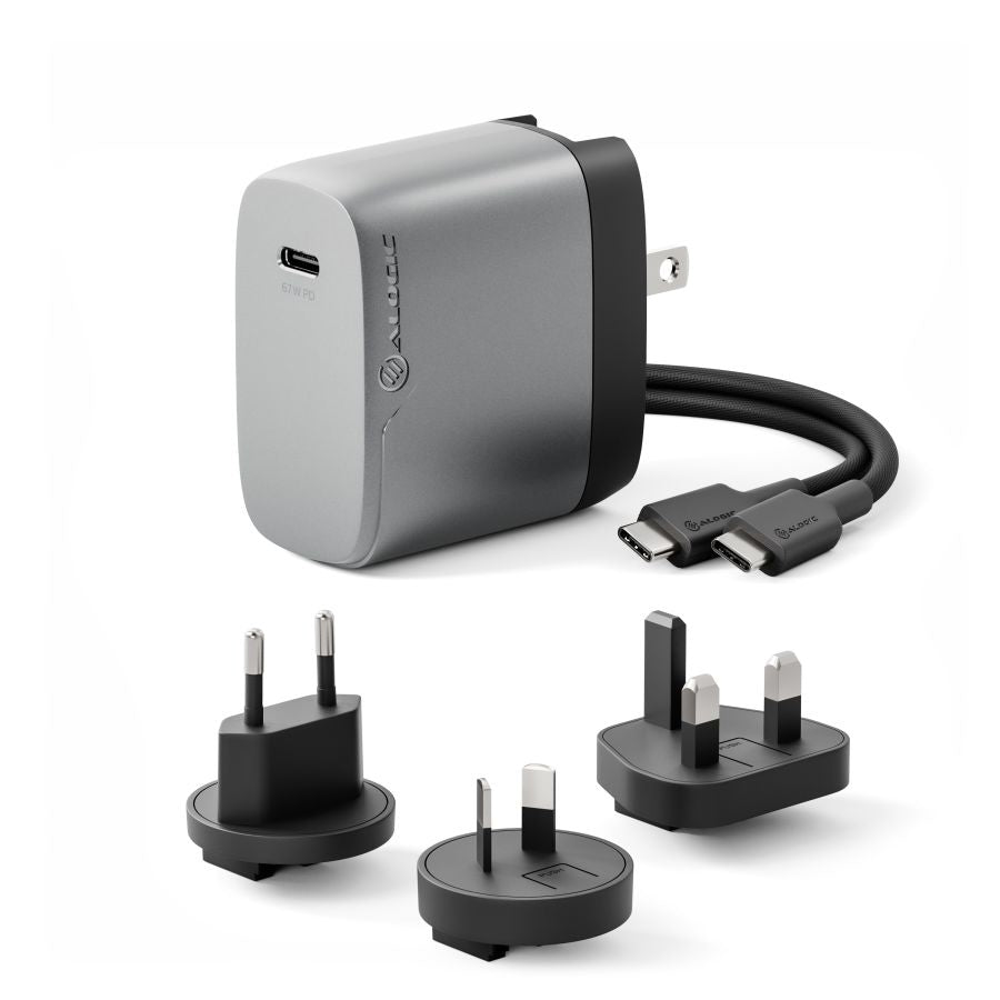 ALOGIC 1X67 Rapid Power 67W Multi-Country GaN Charger - WCM1X67-SGR - eCommerce Business Prime