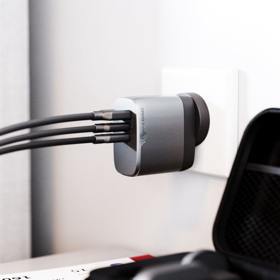 ALOGIC 3X67 Rapid Power 67W Multi-Country GaN Charger - WCM3X67-SGR - eCommerce Business Prime