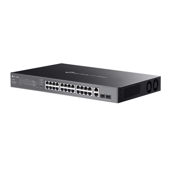 TP-Link Omada ES228GMP network switch Managed L2 Gigabit Ethernet (10/100/1000) Power over Ethernet (PoE) Black - ES228GMP - eCommerce Business Prime