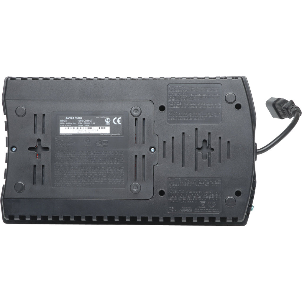 Tripp Lite UPS 750VA 450W International Desktop Battery Back Up AVR 230V C13 USB RJ11 - 750VA/450W - AVRX750U - eCommerce Business Prime