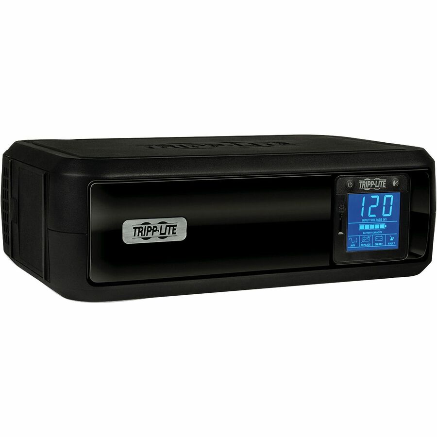 Tripp Lite UPS 650VA 350W Battery Back Up Tower USB LCD AVR 120V 8 outlets - 8 Hour Recharge - 3.20 Minute Stand-by - 110 V AC Input - 120 V AC Output - 8 x NEMA 5-15R - OMNI650LCD - eCommerce Business Prime