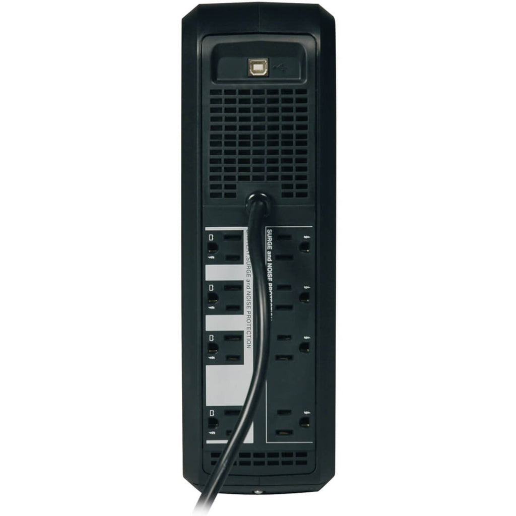 Tripp Lite UPS 650VA 350W Battery Back Up Tower USB LCD AVR 120V 8 outlets - 8 Hour Recharge - 3.20 Minute Stand-by - 110 V AC Input - 120 V AC Output - 8 x NEMA 5-15R - OMNI650LCD - eCommerce Business Prime