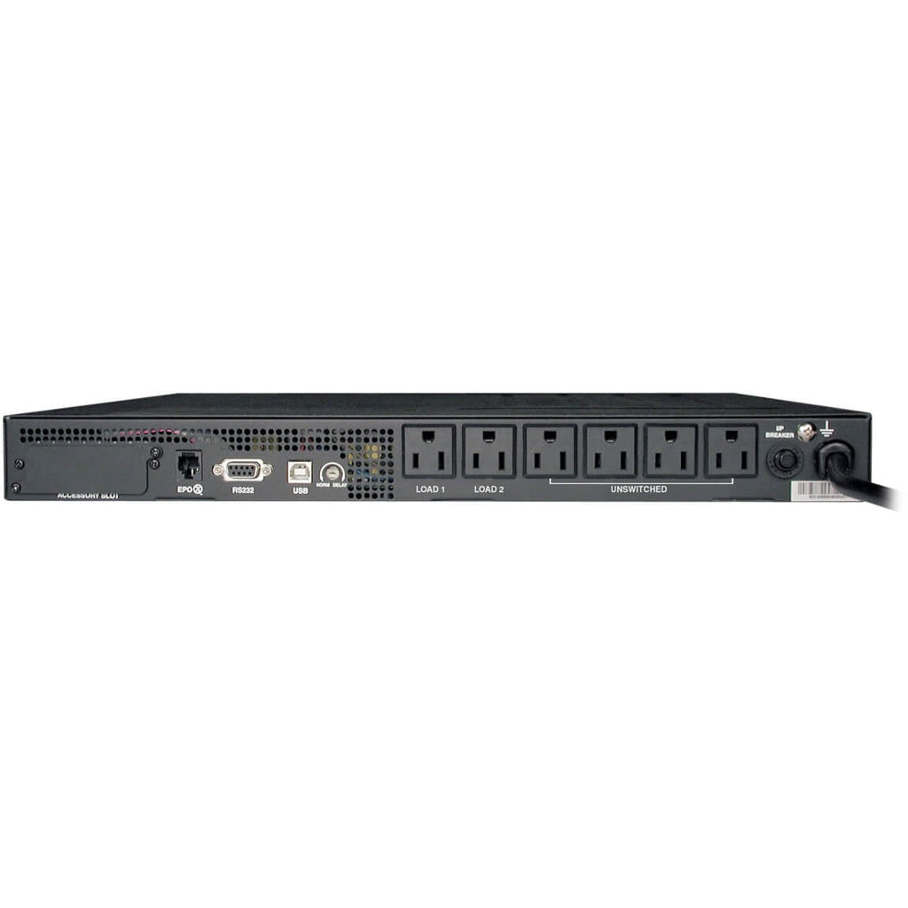 Tripp Lite UPS Smart 750VA 600W Rackmount AVR 120V Pure Sign Wave USB DB9 SNMP 1URM - 750VA/600W - 4.9 Minute Full Load - 6 x NEMA 5-15R - SMART750RM1U - eCommerce Business Prime