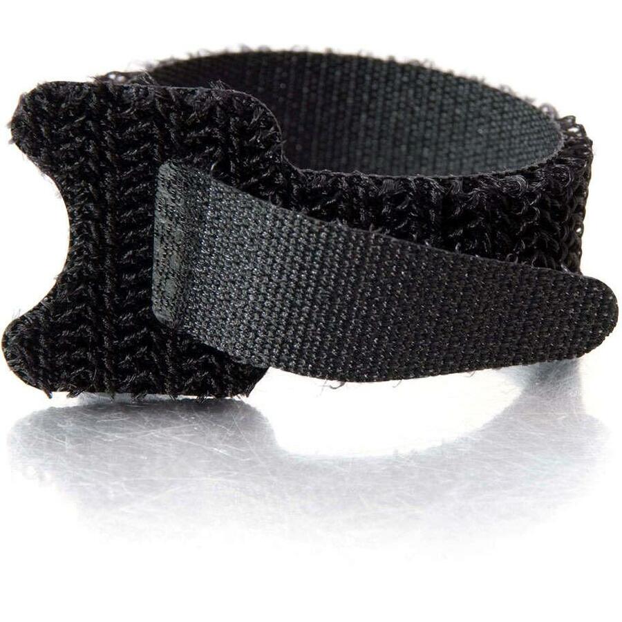 C2G 6in Hook and Loop Cable Management Wraps Multipack (12 pack) - Black Cable Wraps - Cable Strap - Black - 12 Pack - 29858 - eCommerce Business Prime