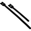C2G 8in Screw-mountable Hook-and-Loop Cable Ties - 10pk - Cable Tie - Black - 10 Pack - 29850 - eCommerce Business Prime