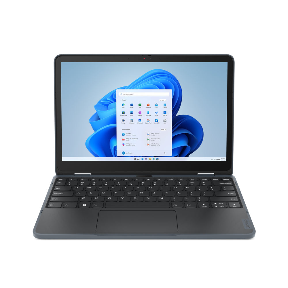 Lenovo 300w Yoga Gen 4 Intel® N N200 Hybrid (2-in-1) 29.5 cm (11.6") Touchscreen HD 8 GB LPDDR5-SDRAM 128 GB SSD Wi-Fi 6 (802.11ax) Windows 11 Pro US English Grey - 82VM0018US - eCommerce Business Prime