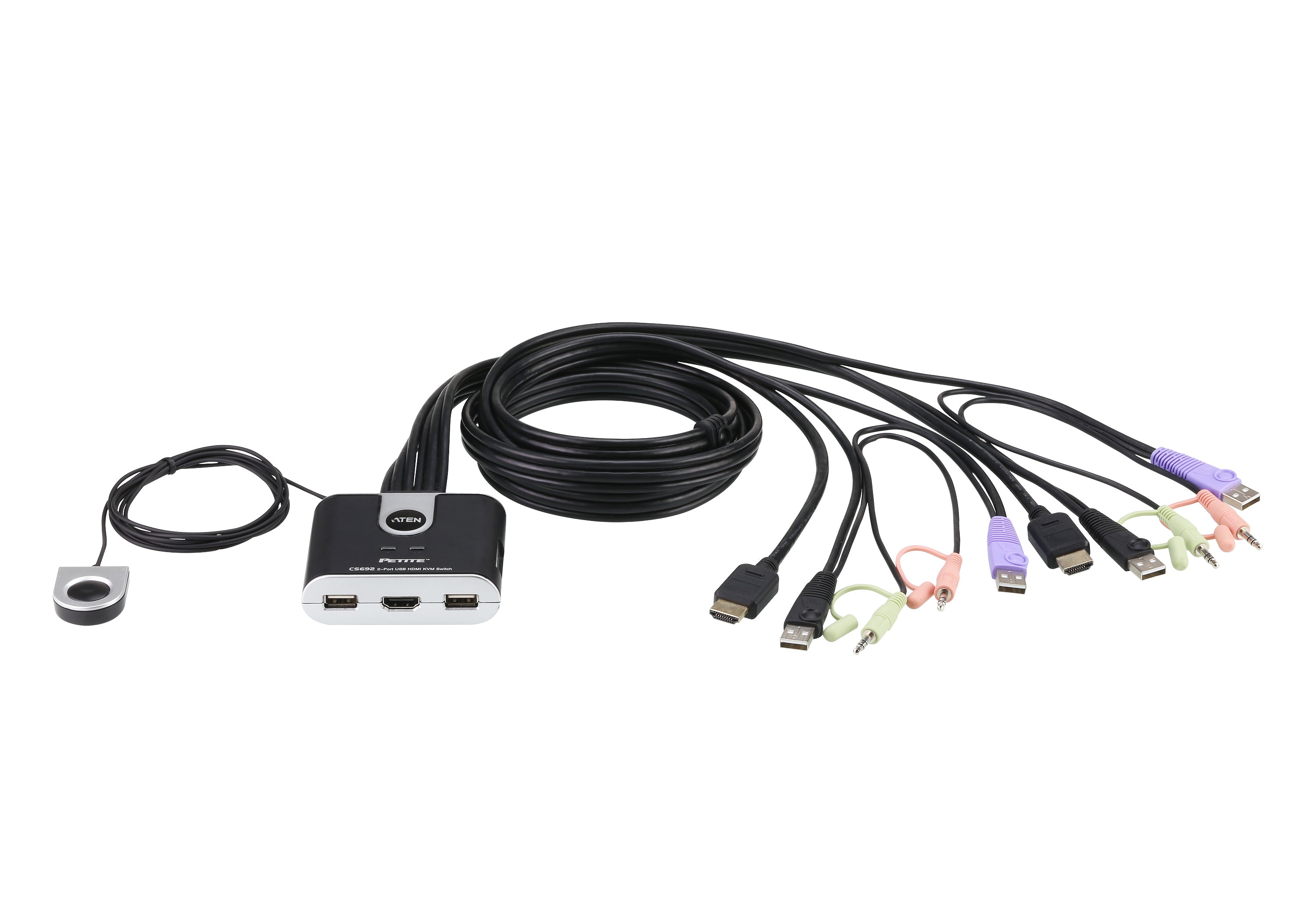 ATEN CS692 KVM switch Black - CS692 - eCommerce Business Prime