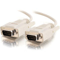C2G 10ft DB9 M/M Cable - Beige - DB-9 Male Serial - DB-9 Male Serial - 10ft - Beige - 09449 - eCommerce Business Prime