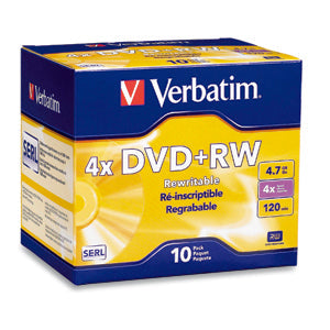 Verbatim DataLifePlus DVD+RW 4.7 GB 10 pc(s) - 94839 - eCommerce Business Prime