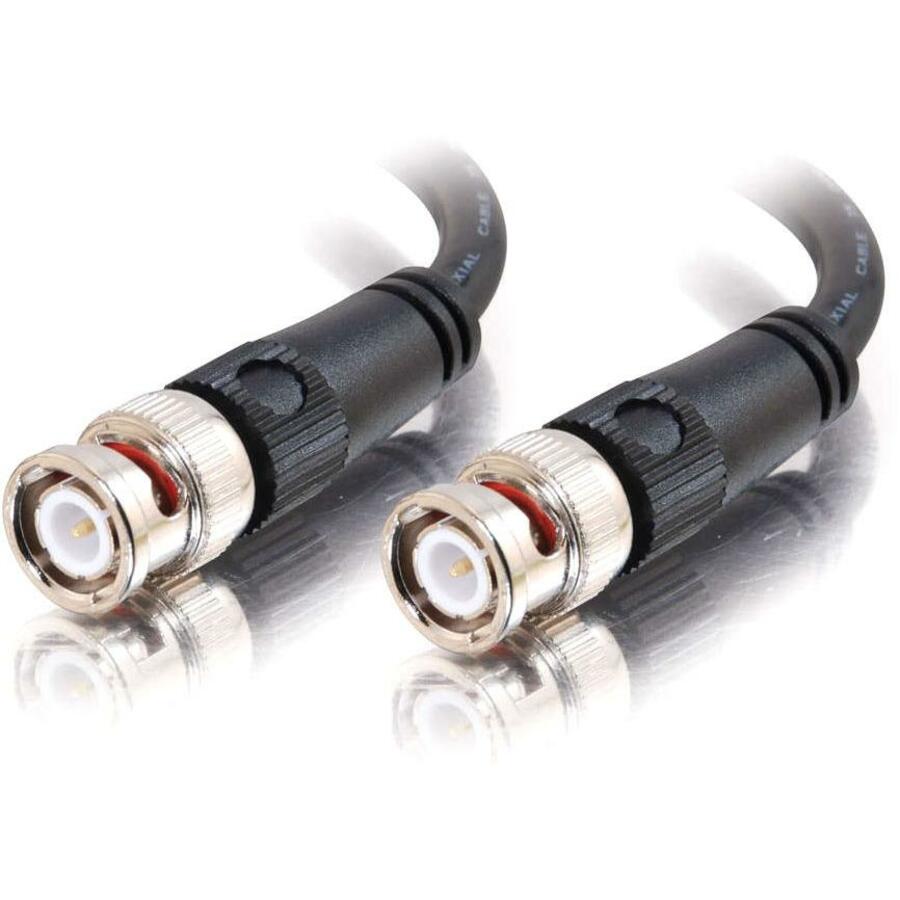 C2G 75ft 75 Ohm BNC Cable - BNC Male - BNC Male - 75ft - Black - 40031 - eCommerce Business Prime