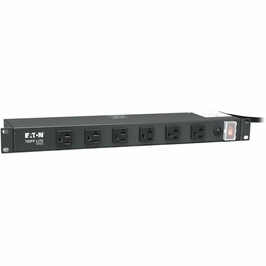 Tripp Lite Power Strip 12-Outlet Rackmount Metal 120V 5-15/20R 15ft Cord 1U - NEMA L5-20P - 12 NEMA 5-15/20R - 15ft Input - RS-1215-20T - eCommerce Business Prime