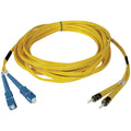 Tripp Lite 2M Duplex Singlemode 9/125 Fiber Optic Patch Cable SC/ST 6' 6ft 2 Meter - SC Male - ST Male - 6.56ft - Yellow - N354-02M - eCommerce Business Prime