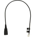 Jabra 8800-00-01 telephone cable 0.5 m Black - 8800-00-01 - eCommerce Business Prime