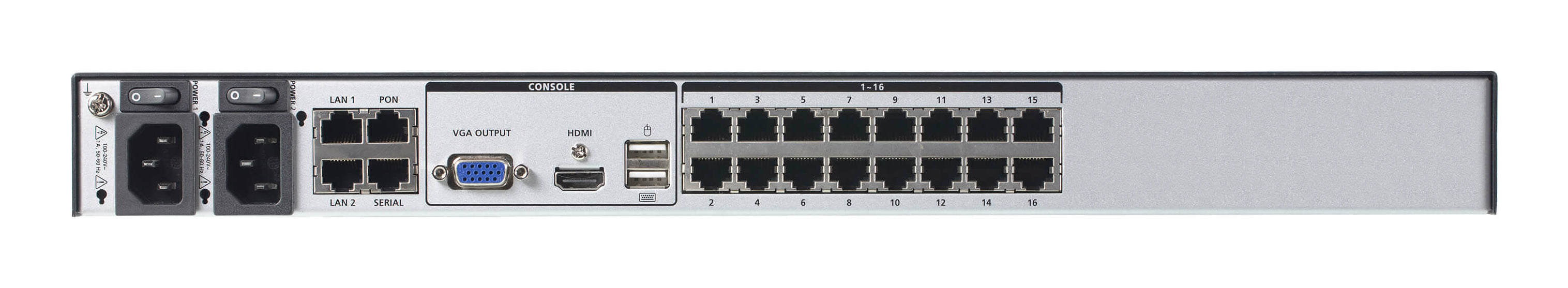 ATEN 16 Port KVM over IP switch, 2 IP users 1 Local User - KN2116VB - eCommerce Business Prime