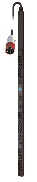 APC NetShelter Metered Rack PDU, 0U, 3PH, 22kW 230V 32A or 17.3kW 230V 24A, x30 C13 and x12 C19 outlets, IEC 309 3P+N+PE cord - AP8886 - eCommerce Business Prime