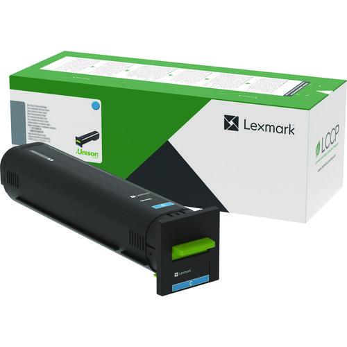 LEXMARK  Ultra High-Yield Toner, 55,000 Page-Yield, Cyan - 82K0UCG LEXMARK
