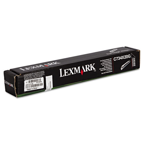 LEXMARK  Photoconductor Kit, 20,000 Page-Yield, Black - C734X20G LEXMARK