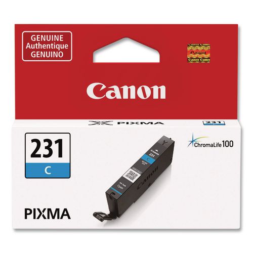 CANON  (CLI-231) Ink, 800 Page-Yield, Cyan - 6675C001 CANON