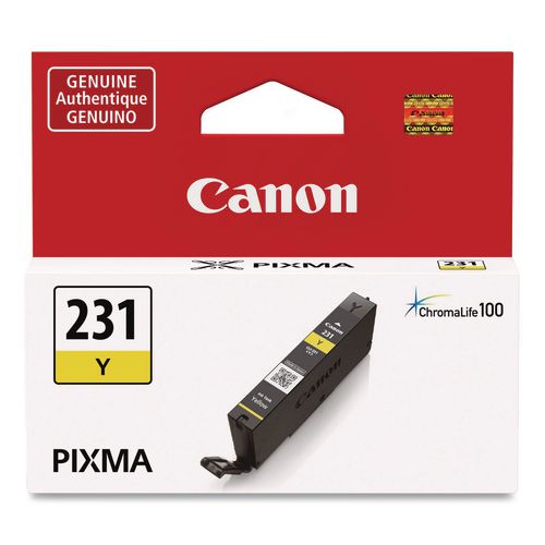 CANON  (CLI-231) Ink, 800 Page-Yield, Yellow - 6677C001 CANON