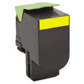 LEXMARK  Return Program Toner, 1,000 Page-Yield, Yellow - 80C10Y0 LEXMARK
