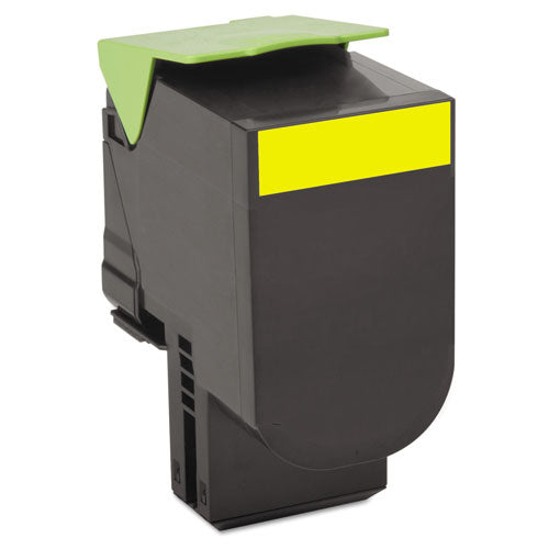 LEXMARK  Return Program Toner, 1,000 Page-Yield, Yellow - 80C10Y0 LEXMARK