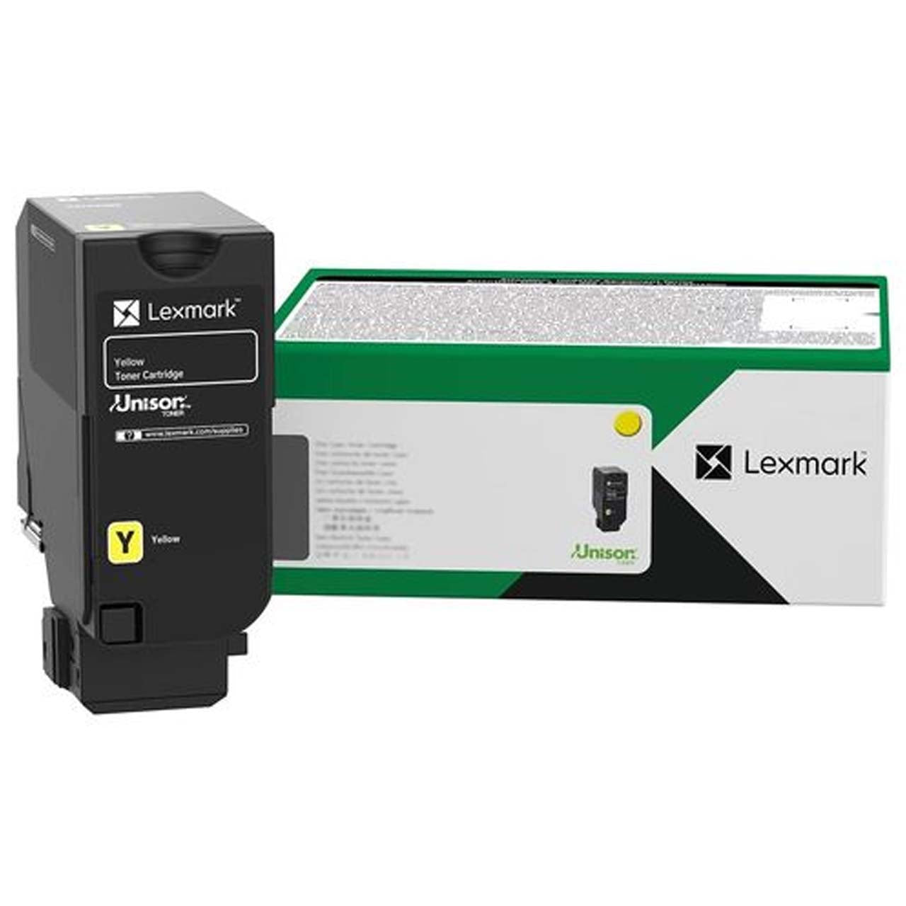 Lexmark Yellow Toner Cartridge Return Program Yield 16,200 Pages - 81C1XY0 LEXMARK
