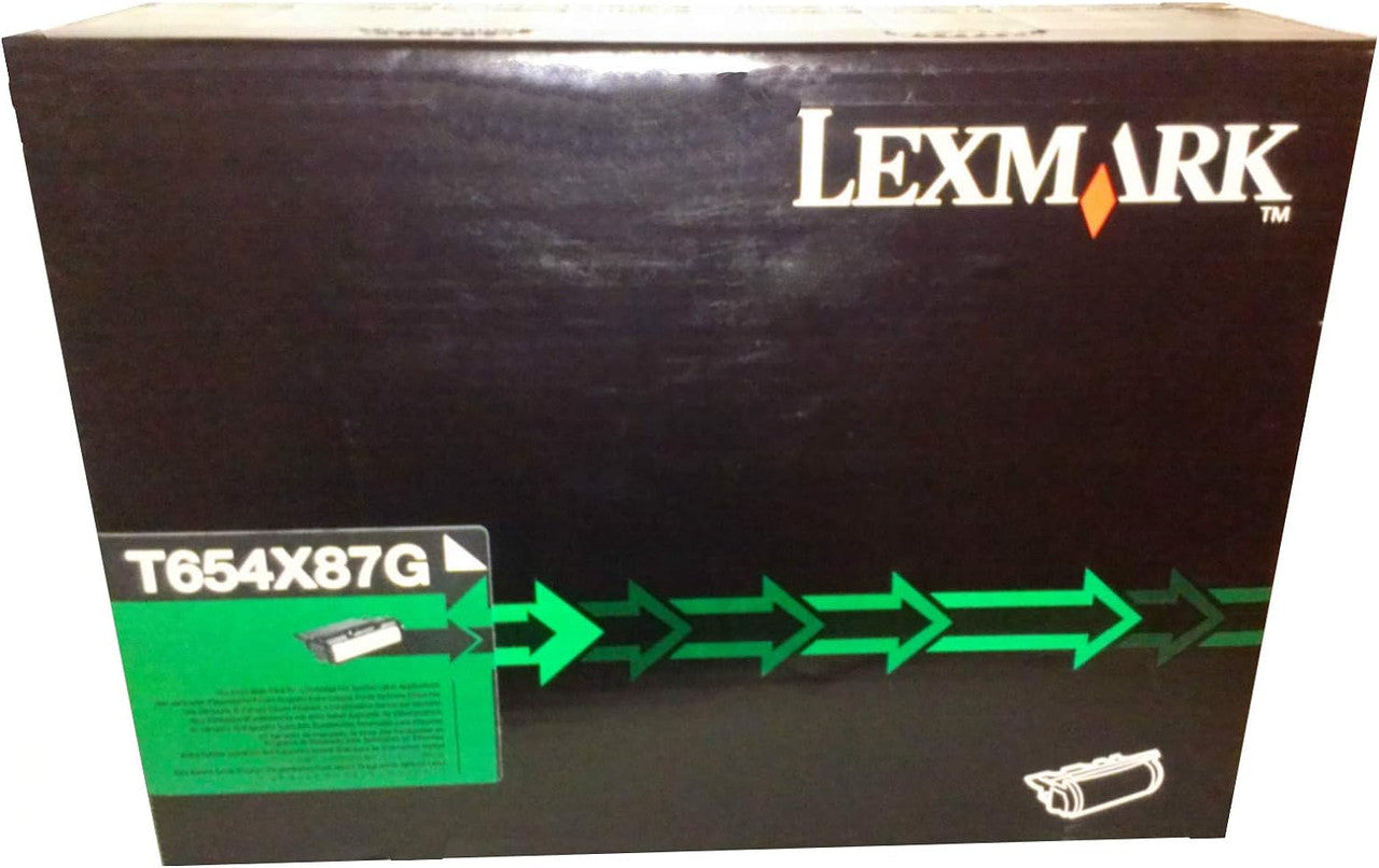 Lexmark Black Toner Cartridge Extra High Yield 36,000 Pages T654X87G Lexmark