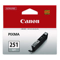 CANON  (CLI-251) ChromaLife100 Ink, 780 Page-Yield, Gray - 6517B001 CANON