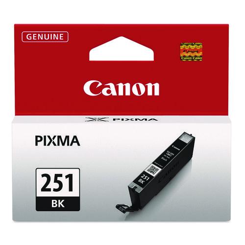 CANON  (CLI-251) ChromaLife100 Ink, 1,105 Page-Yield, Black - 6513B001 CANON