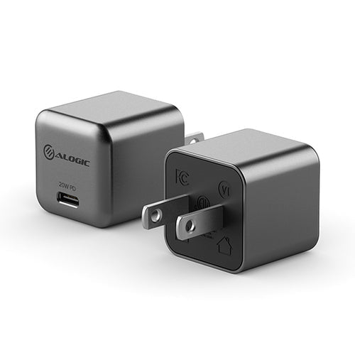 ALOGIC WCG1X20SGR-US mobile device charger Headset, Laptop, Smartphone, Smartwatch, Tablet Grey AC Fast charging Indoor - WCG1X20SGR-US - eCommerce Business Prime