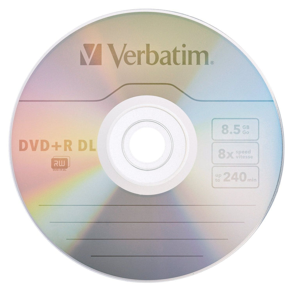 Verbatim DVD+R DL 8.5GB 8X 50 pk 50 pc(s) - 97000 - eCommerce Business Prime