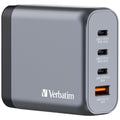 Verbatim GNC-140 GaN Charger 140W with 2 x USB-C PD 140W / 1 x USB-C PD 20W / 1 x USB-A QC 3.0 (EU/UK/US) - 32203 - eCommerce Business Prime