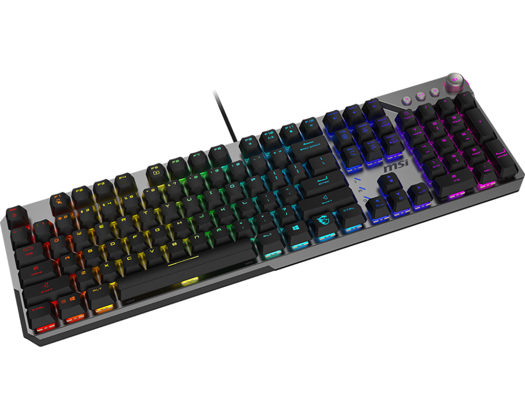 MSI STRIKE 600 SILEN keyboard Gaming USB QWERTY US English Black - STRIKE600 - eCommerce Business Prime