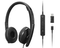 Lenovo 4XD1M45627 headphones/headset Wired Head-band USB Type-C Black - 4XD1M45627 - eCommerce Business Prime