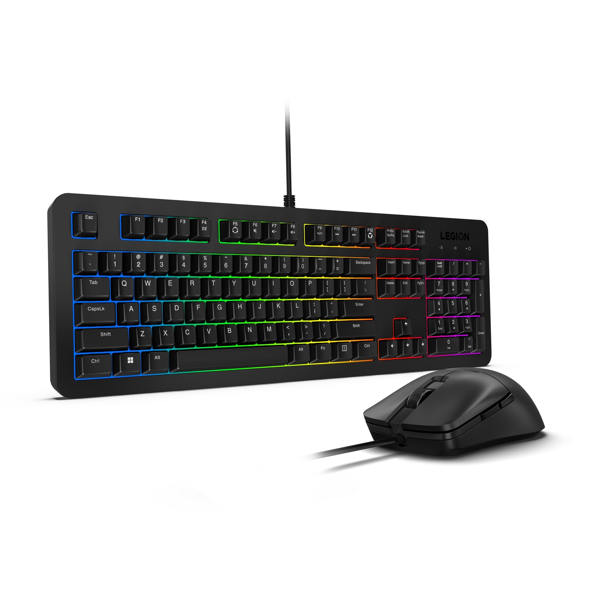 Lenovo GX31N91913 keyboard Mouse included Gaming USB US English Black - GX31N91913 - eCommerce Business Prime