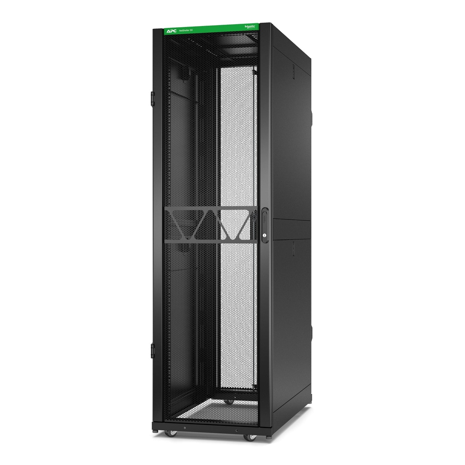 APC Netshelter SX Gen2 AR3100B2 - 42U, 1991h x 600w x 1070d mm, with side panels, black - AR3100B2 - eCommerce Business Prime