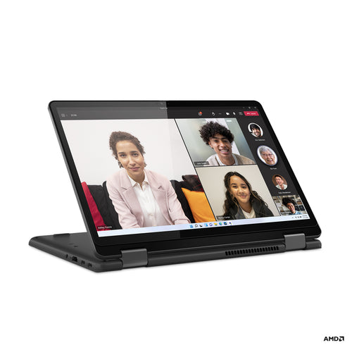 Lenovo 13w Yoga Hybrid (2-in-1) 33.8 cm (13.3") Touchscreen WUXGA AMD Ryzen™ 5 7530U 8 GB DDR4-SDRAM 256 GB SSD Wi-Fi 6 (802.11ax) Windows 11 Pro Black - 82YR0009US - eCommerce Business Prime