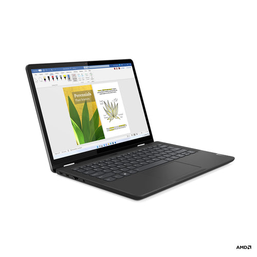Lenovo 13w Yoga Hybrid (2-in-1) 33.8 cm (13.3") Touchscreen WUXGA AMD Ryzen™ 5 7530U 8 GB DDR4-SDRAM 256 GB SSD Wi-Fi 6 (802.11ax) Windows 11 Pro Black - 82YR0009US - eCommerce Business Prime