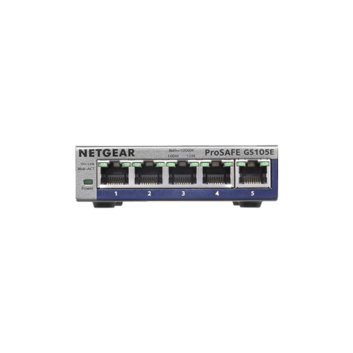 NETGEAR 5-Port Gigabit Ethernet Plus Switch (GS105Ev2) - GS105E-200NAS - eCommerce Business Prime