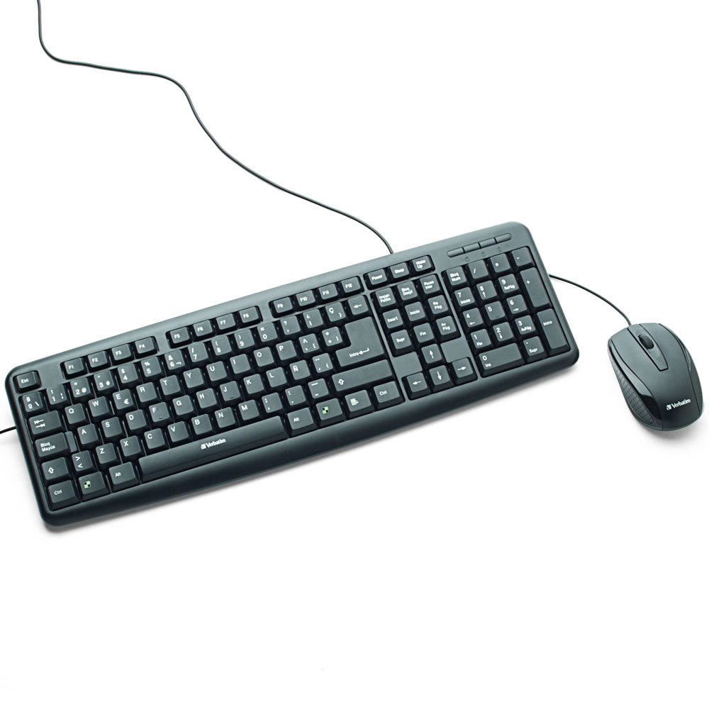 Verbatim 98111 keyboard Mouse included Universal USB Black - 98111 - eCommerce Business Prime