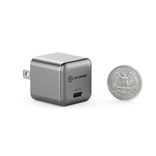 ALOGIC WCG1X20SGR-US mobile device charger Headset, Laptop, Smartphone, Smartwatch, Tablet Grey AC Fast charging Indoor - WCG1X20SGR-US - eCommerce Business Prime