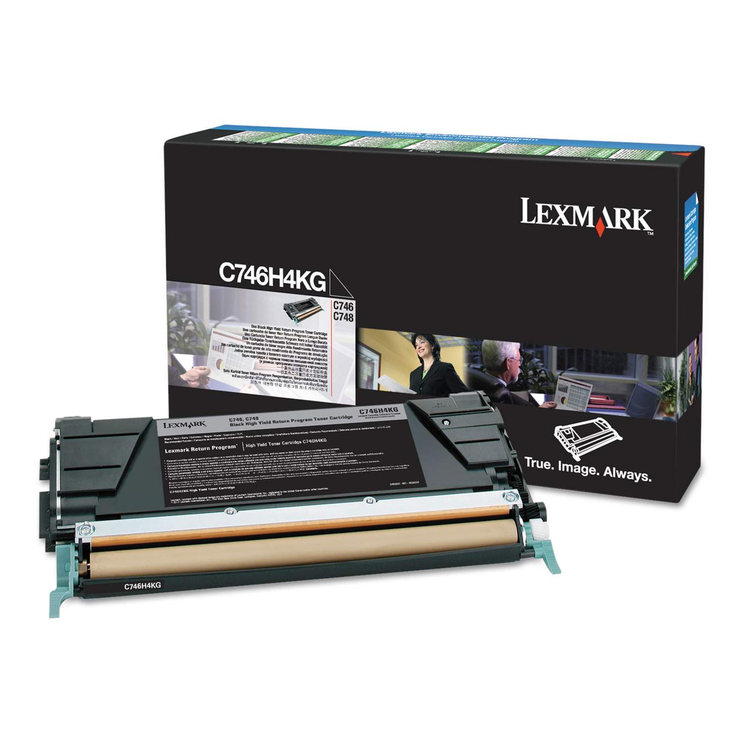 Lexmark C/X746, 748 Black Toner Cartridge Return Program, TAA - C746H4KG LEXMARK