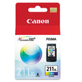 CANON  (CL-211XL) High-Yield Ink, 349 Page-Yield, Tri-Color - 2975B001 CANON