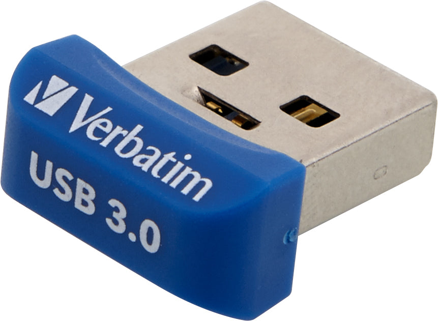 Verbatim Store 'n' Stay NANO - USB 3.0 Drive 64 GB - Blue - 98711 - eCommerce Business Prime